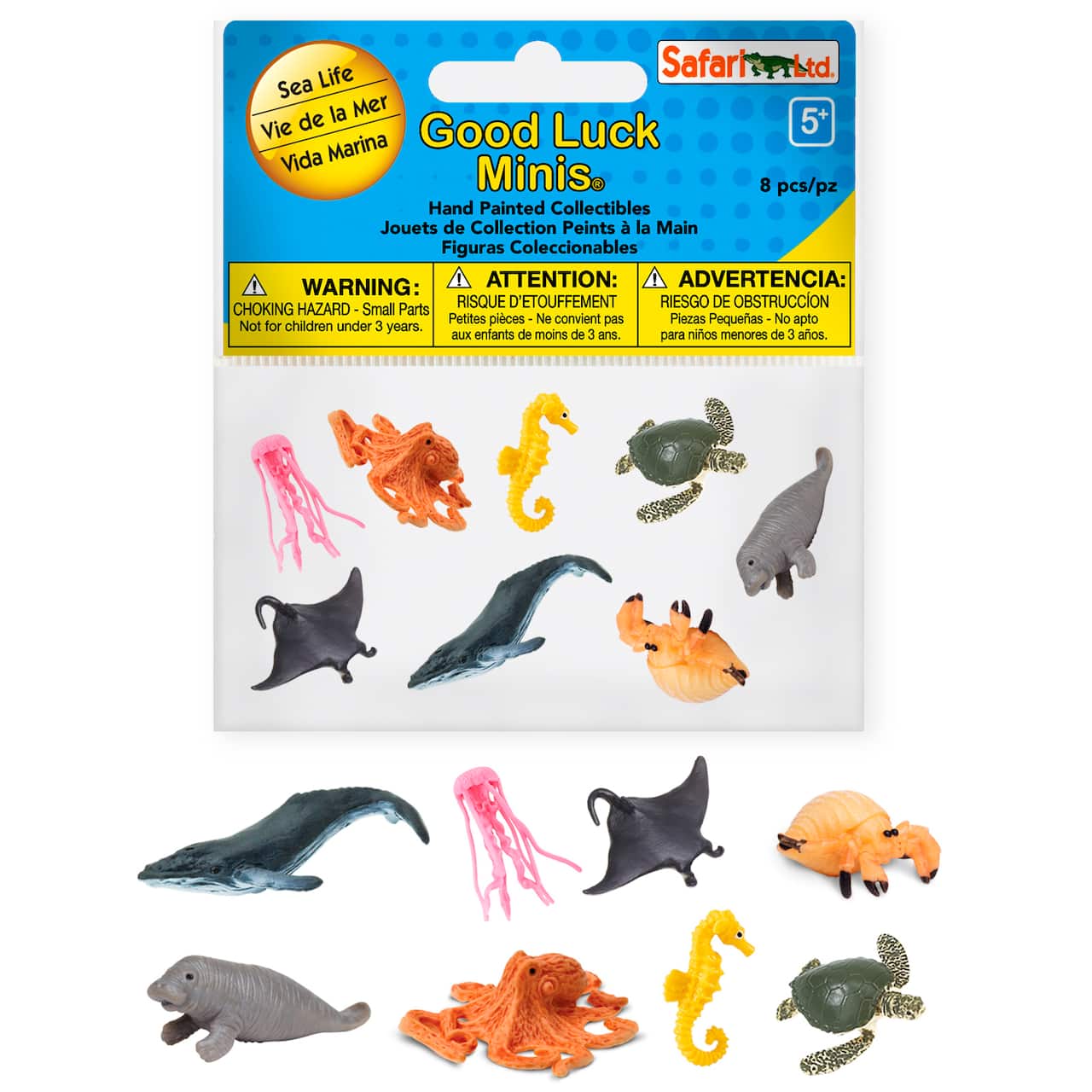 10 Pack: Safari Ltd® Good Luck Minis® Sea Life Fun Pack